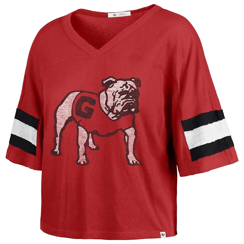 UGA Double Header Scout Crop Short Sleeve T-Shirt