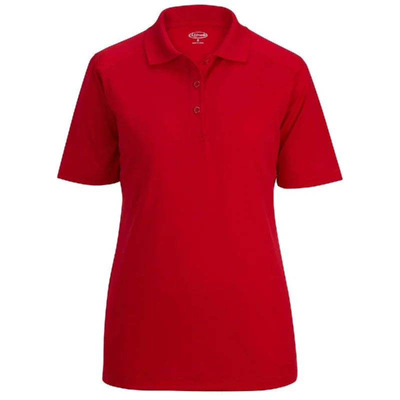 Edwards Women's Red Ultimate Lightweight Snag-Proof Polo