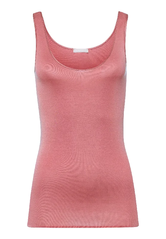 71604 Cotton Seamless Round Neck Tank Top - 2408 Sweet Pepper