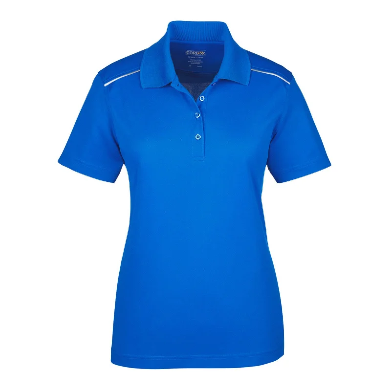 Core 365 Women's True Royal Radiant Performance Pique Polo