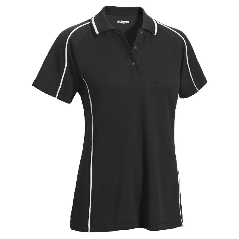 Expert Women's Black/White Malibu Polo