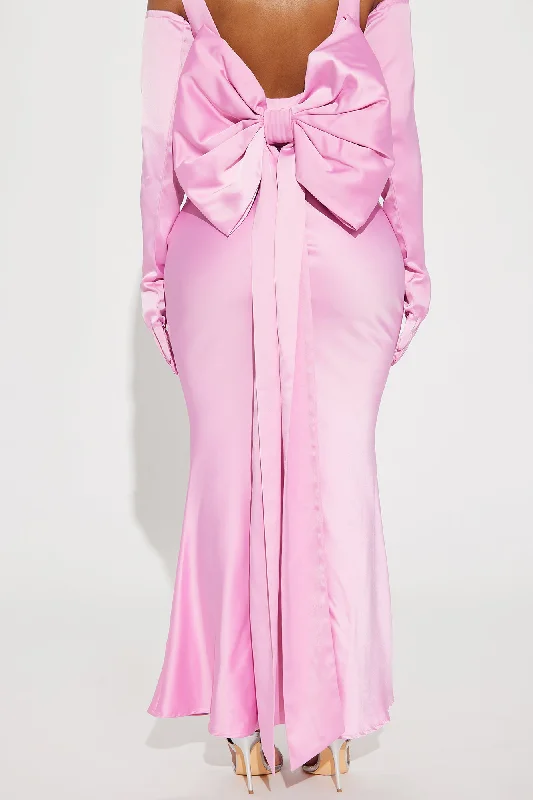 Audrey's Bow Gown - Pink