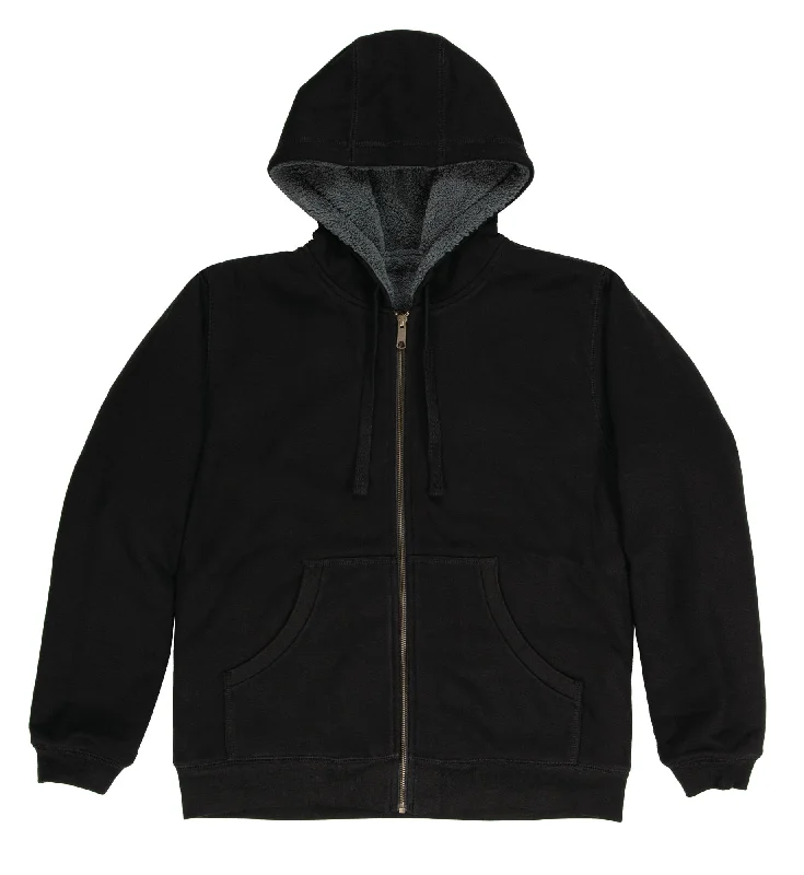 Berne Black Cotton Blend Ladies Everest Hooded Sweatshirt