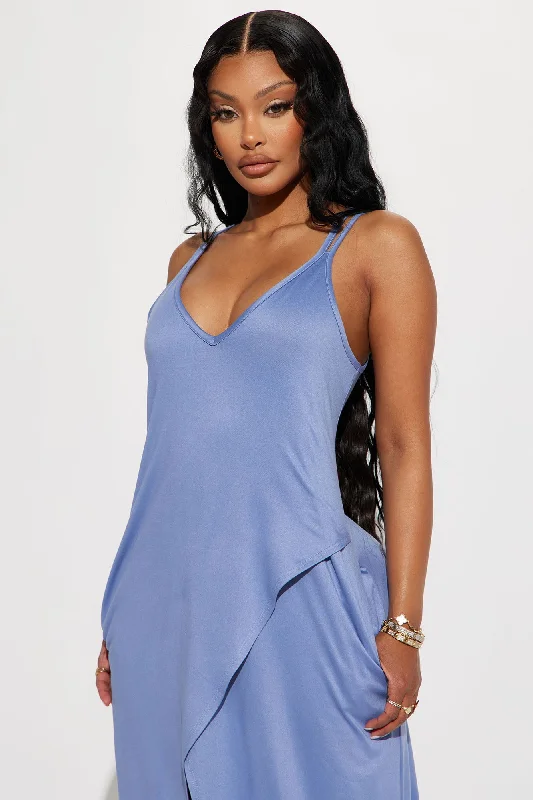 Camille Maxi Dress - Blue