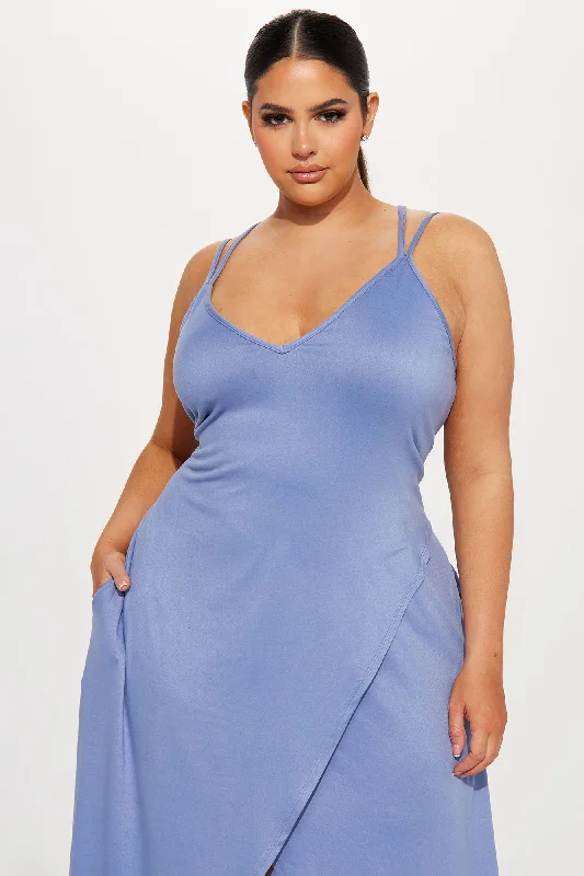 Camille Maxi Dress - Blue