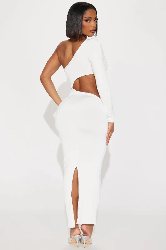 Carmela Cutout Maxi Dress - White