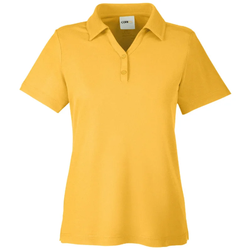 Core 365 Women's Campus Gold Fusion ChromaSoft Pique Polo