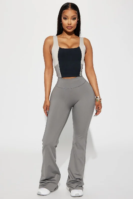 Claudia Elevate Active Yoga Pant - Charcoal