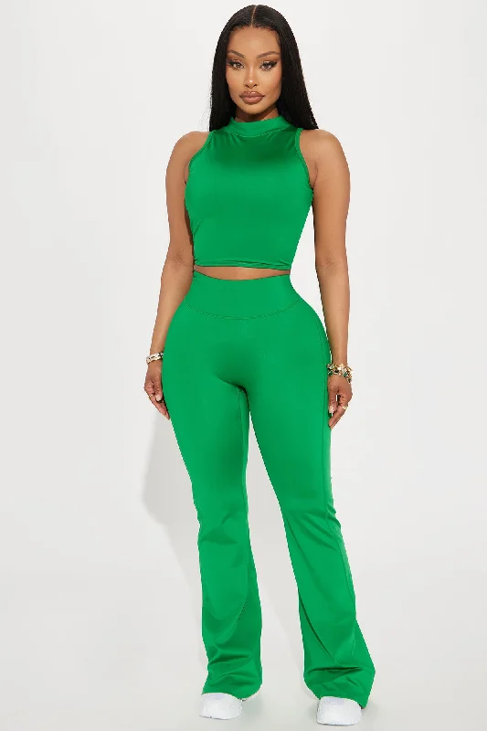 Claudia Elevate Active Yoga Pant - Kelly Green