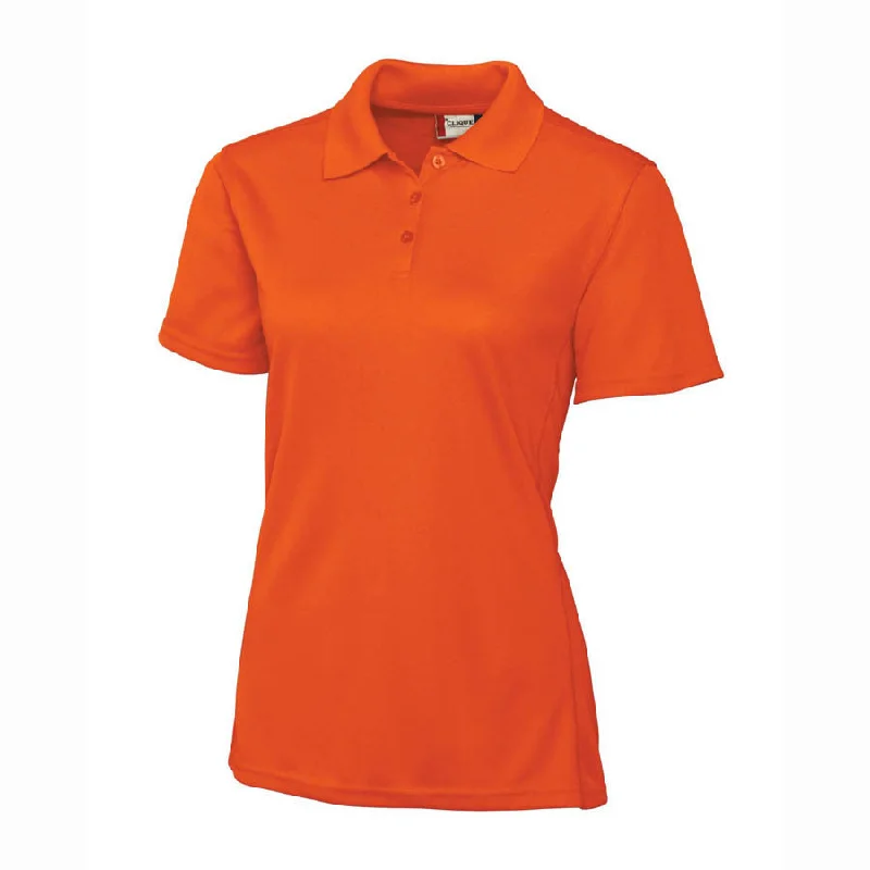 Clique Women's Orange S/S Ice Pique Polo