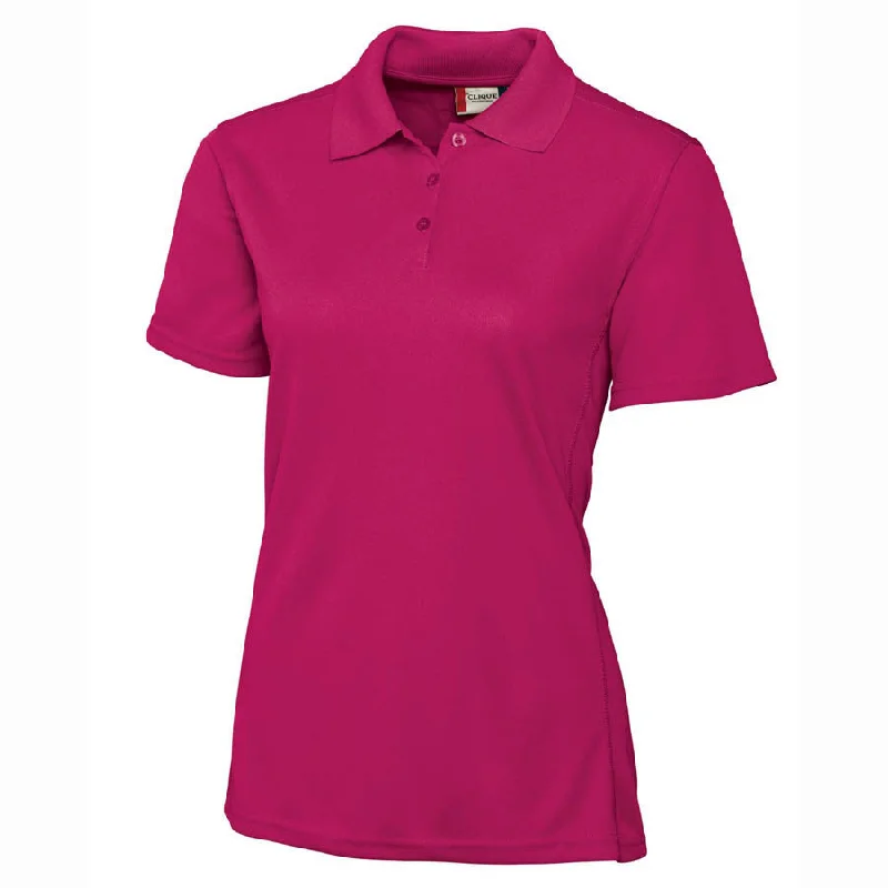 Clique Women's Ribbon Pink S/S Ice Pique Polo