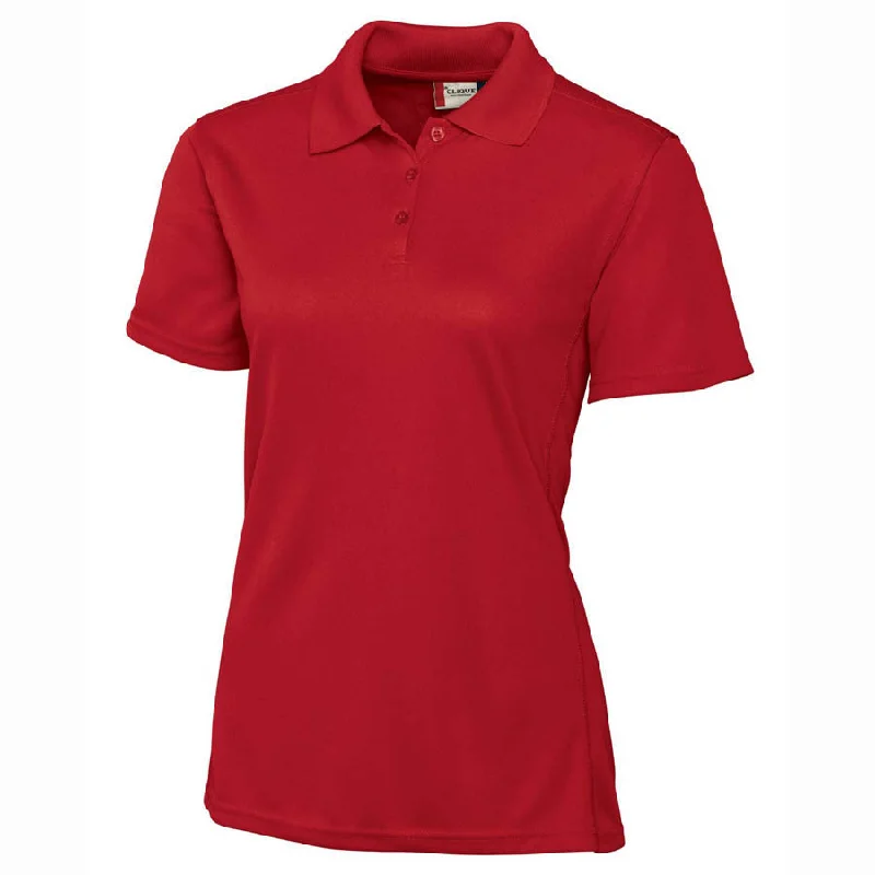 Clique Women's Red S/S Ice Pique Polo