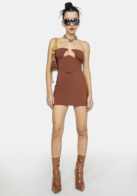 Coffee City Takeover Mini Dress