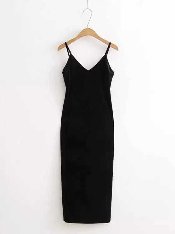 Distance To The Moon Velvet Dress