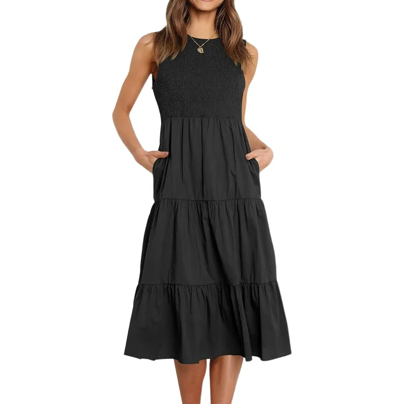 Elegant Ruffle Party Clubwear Midi Dress