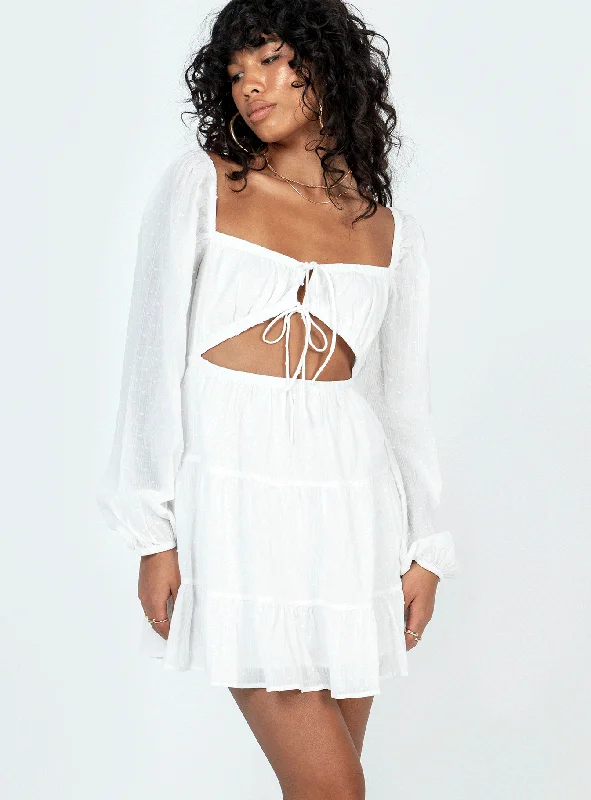 Emelia Mini Dress White