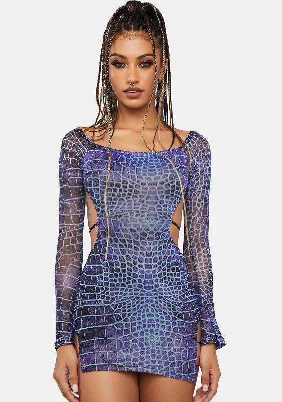 Get Some Mesh Mini Dress