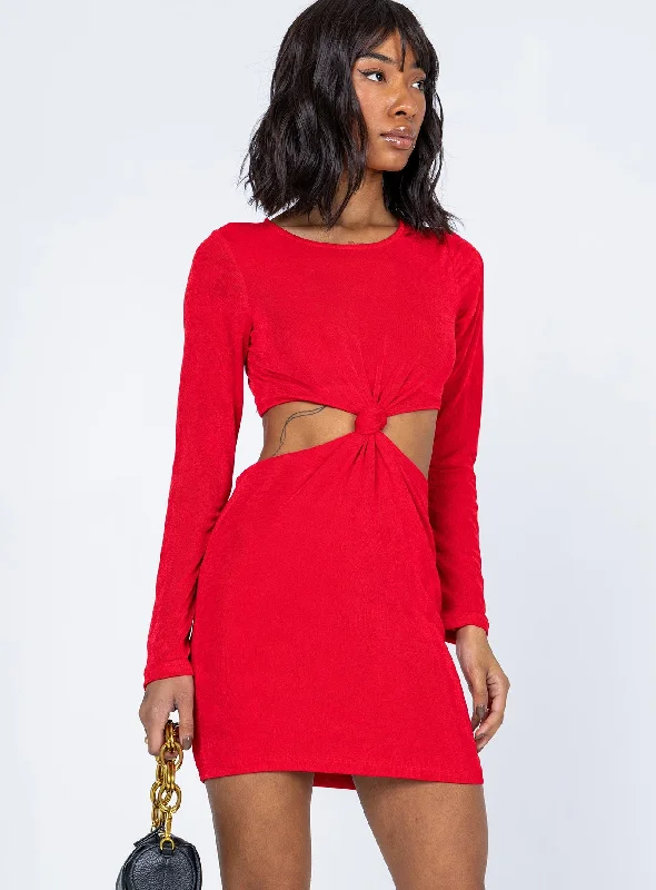 Hope Mini Dress Red