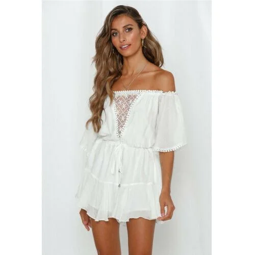 Hot Sale Stylish Off Shoulder Jumpsuit