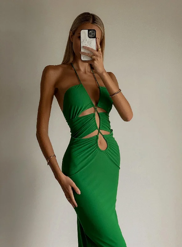 Jagger & Stone Emily Maxi Dress Green