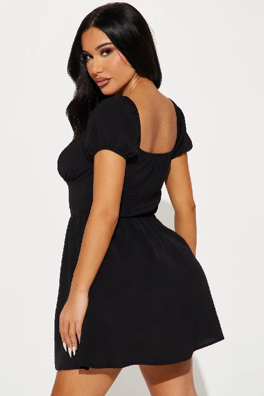 Janie Airflow Mini Dress - Black