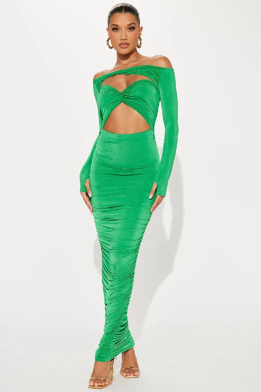 Kristal Maxi Dress - Kelly Green