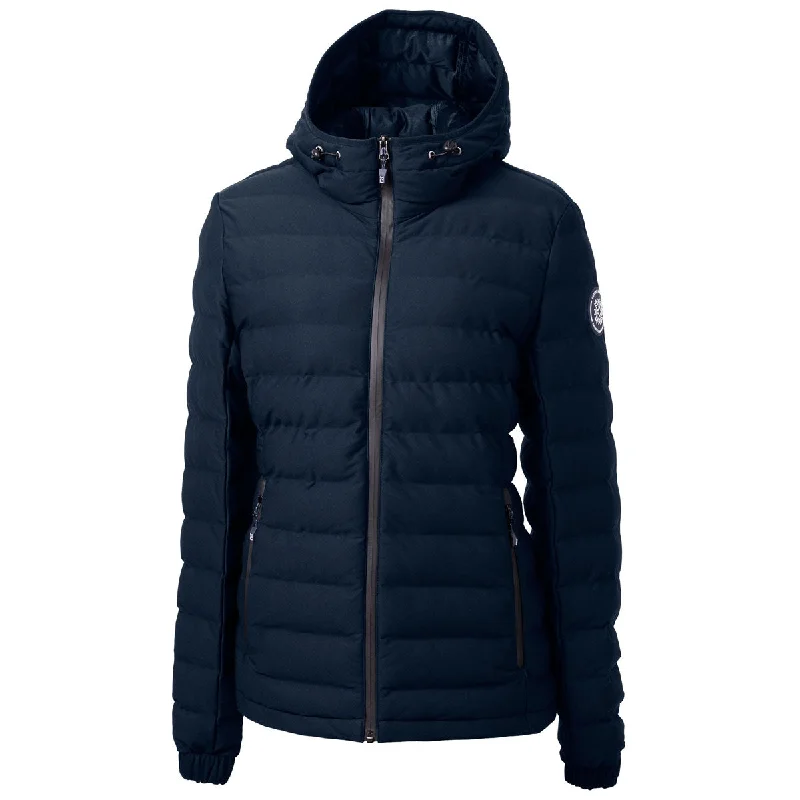 Cutter & Buck Women's Navy Blue Ridge Repreve Eco Insulated Puffer Jacket