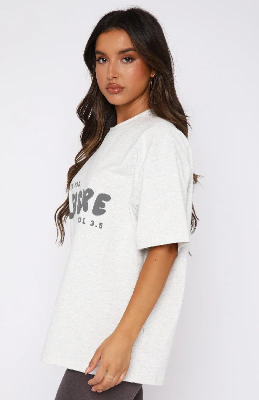 Leisure Series Oversized Tee Glacier Grey