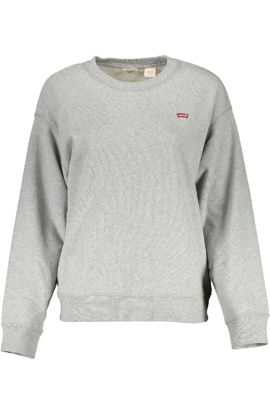 Levi's Chic  Cotton Round Neck Women's Sweatshirt