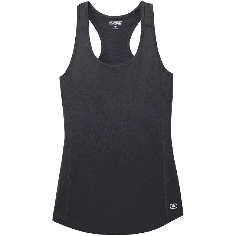 OGIO Endurance Women's Blacktop Racerback Pulse Tank