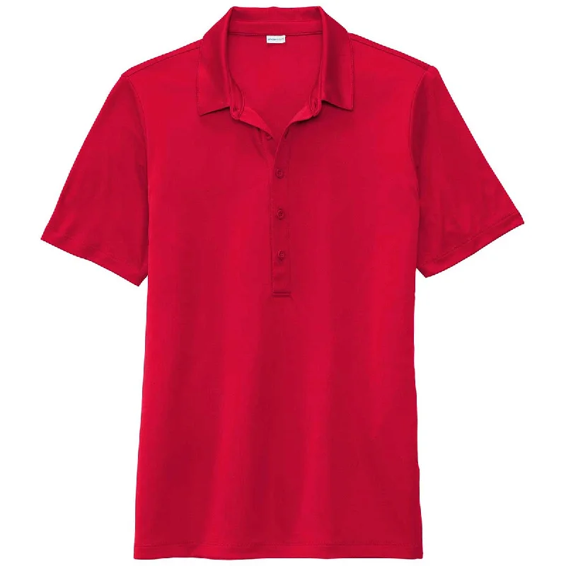 Sport-Tek Women's True Red Posi-UV Pro Polo