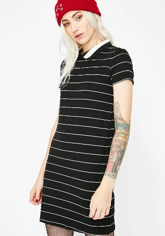 Midnight Down Low Polo Dress