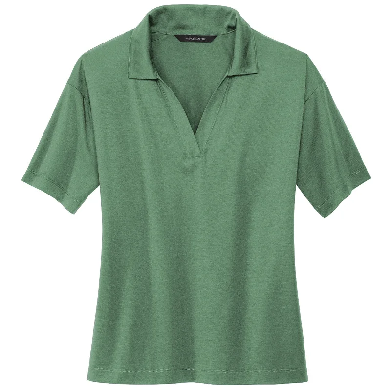 Mercer+Mettle Women's Sage Stretch Jersey Polo