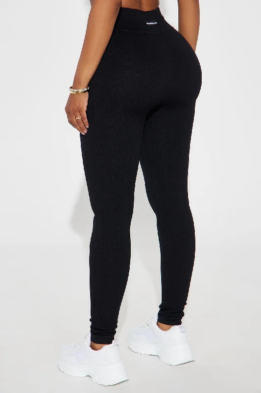 Namaste Seamless Active Leggings - Black