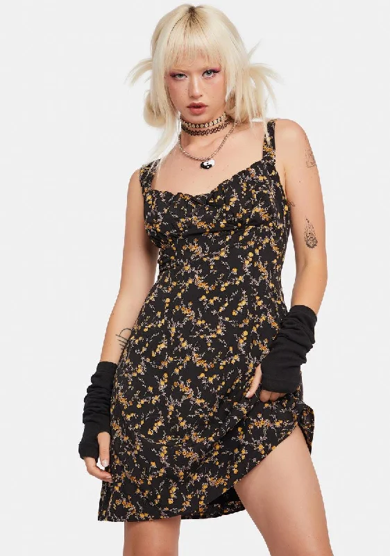 Noir Wrote A Love Song Mini Dress