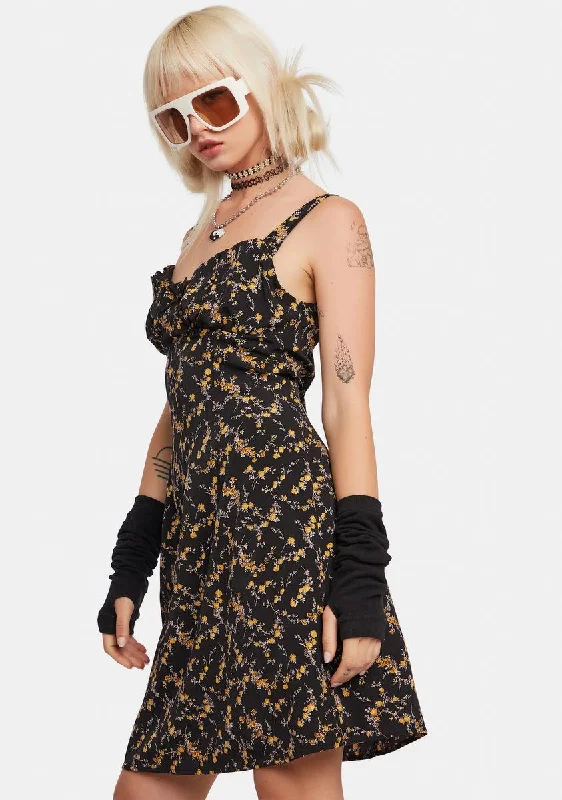 Noir Wrote A Love Song Mini Dress