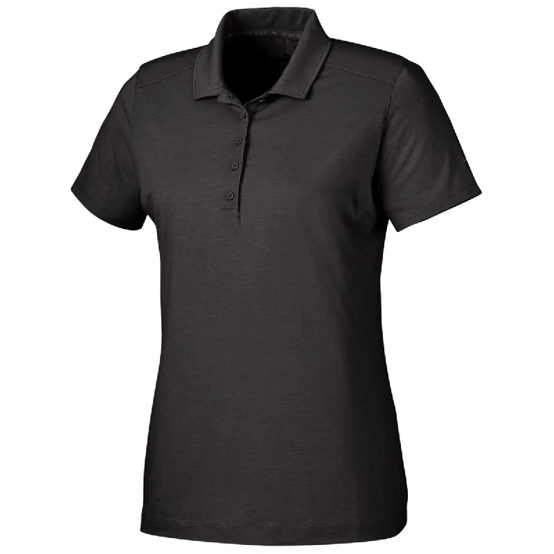 Puma Golf Women's Puma Black Bandon Polo