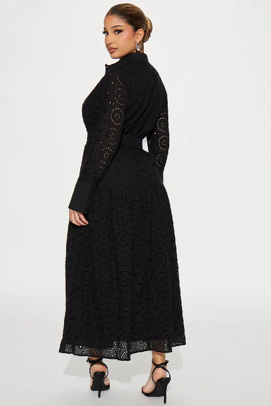 Pilar Maxi Dress - Black