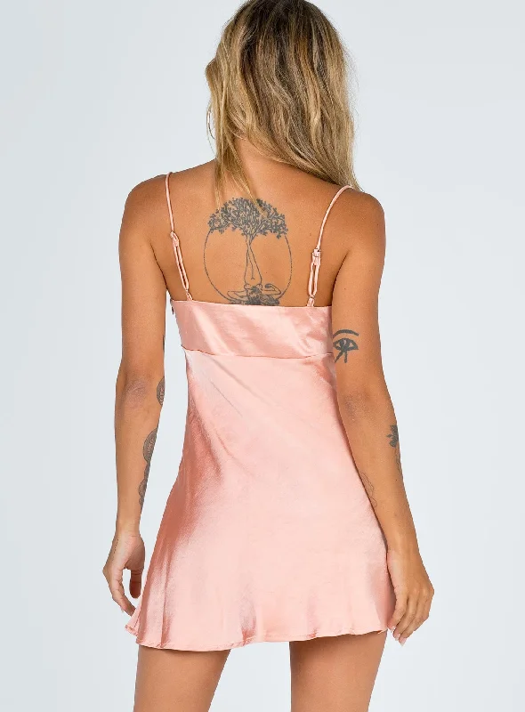 Fiery Feelings Mini Dress Pink