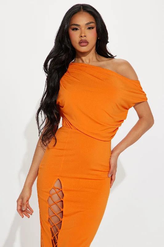 She's a Vision Maxi Dress - Orange