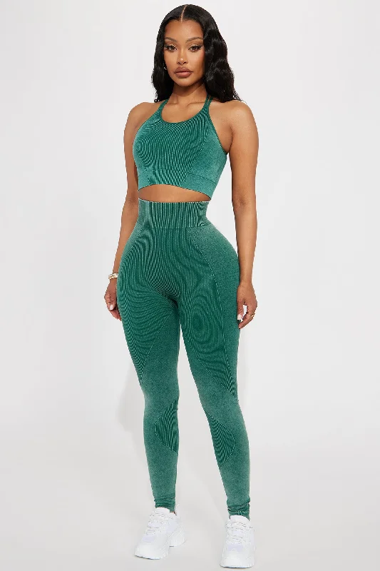 Stretch It Out Active Legging - Green