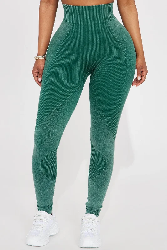 Stretch It Out Active Legging - Green