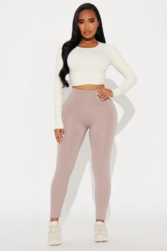 The Best Stretch Active Legging - Mocha