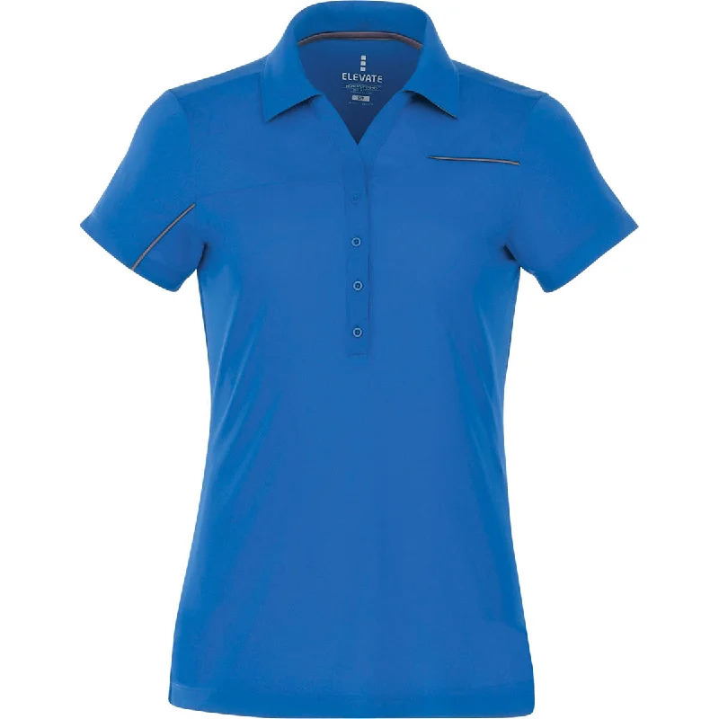 Elevate Women's Olympic Blue/Steel Grey Wilcox Short Sleeve Polo