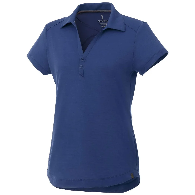 Elevate Women's Metro Blue Amos Eco Short Sleeve Polo