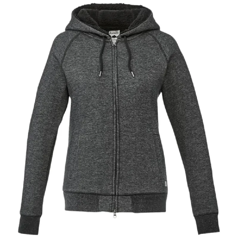 Roots73 Women's Black Mix Copperbay Full Zip Hoody