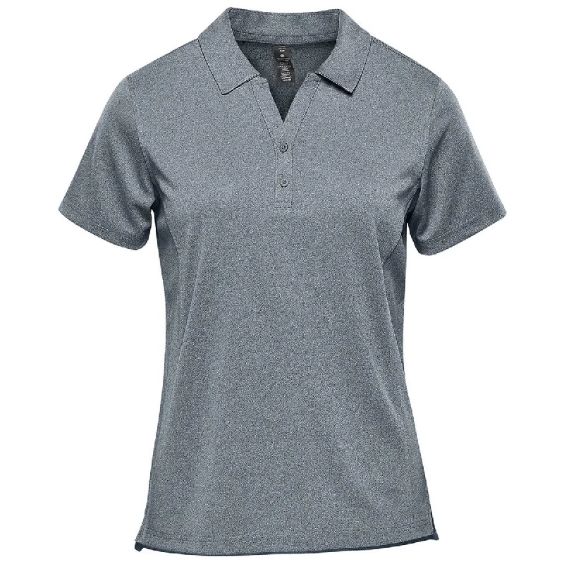 Stormtech Women's Dolphin Heather Dockyard Performance Short Sleeve Polo