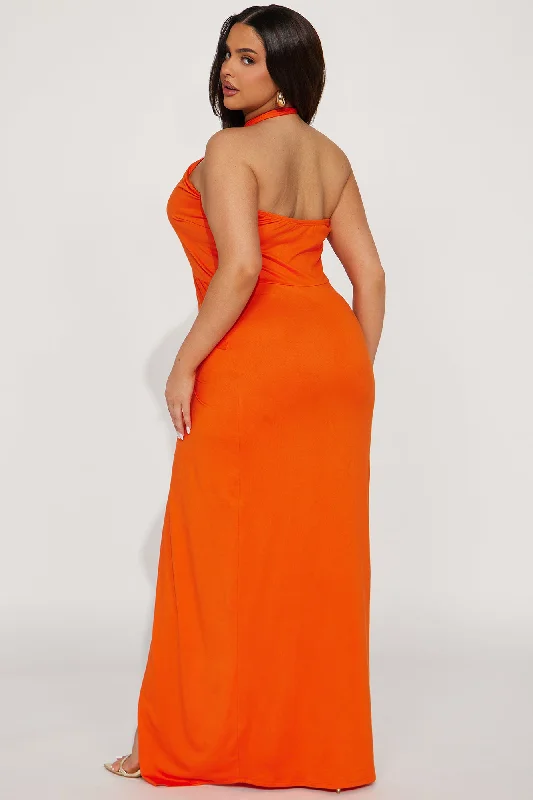 Watch Out Maxi Dress - Orange