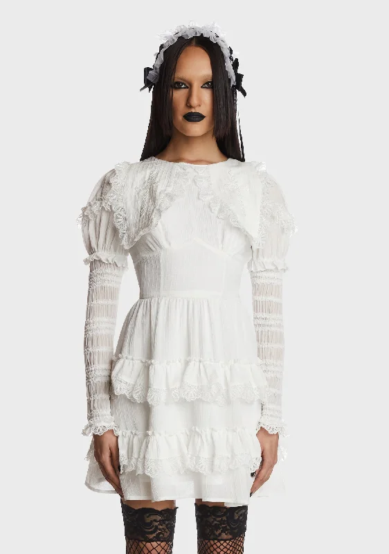 White Angel Frilly Dress