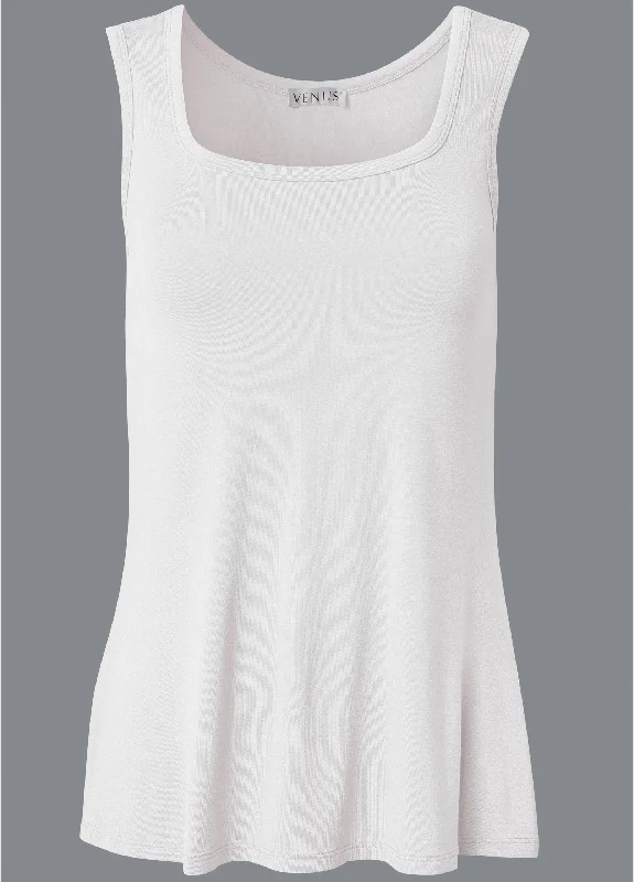 Casual tank top - White